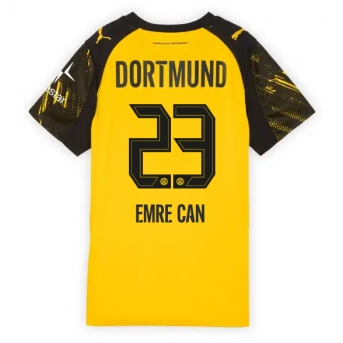 Billige Fotballdrakt Borussia Dortmund Emre Can #23 Replika Hjemmedrakt Dame 2025-26 Kortermet